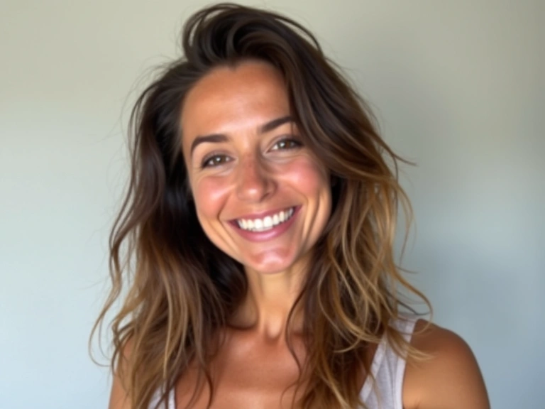 Cliente feliz después de su transformación